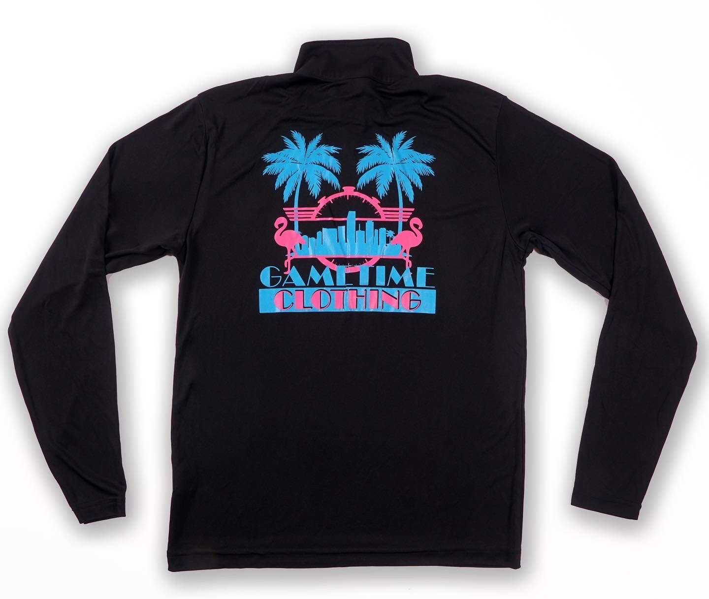 Vice City ¼  Zip Up Long Sleeve